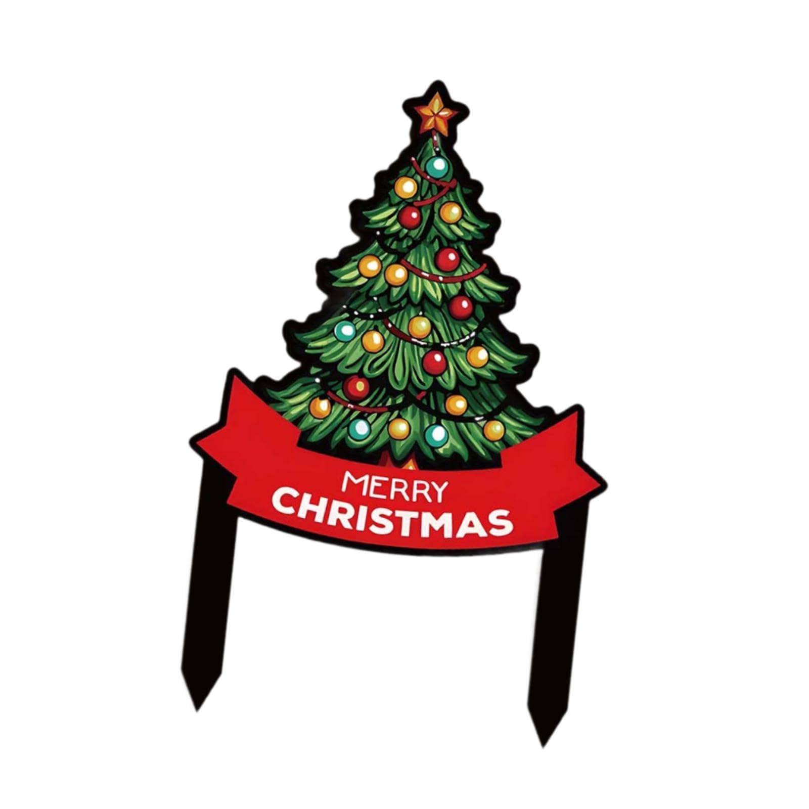 Club Bollywood®Christmas Yard Sign Ornament 30cm Xmas Decoration for Porch Outdoor Backyard|Home & Garden|Home Décor|Plaques & Signs-picture-28