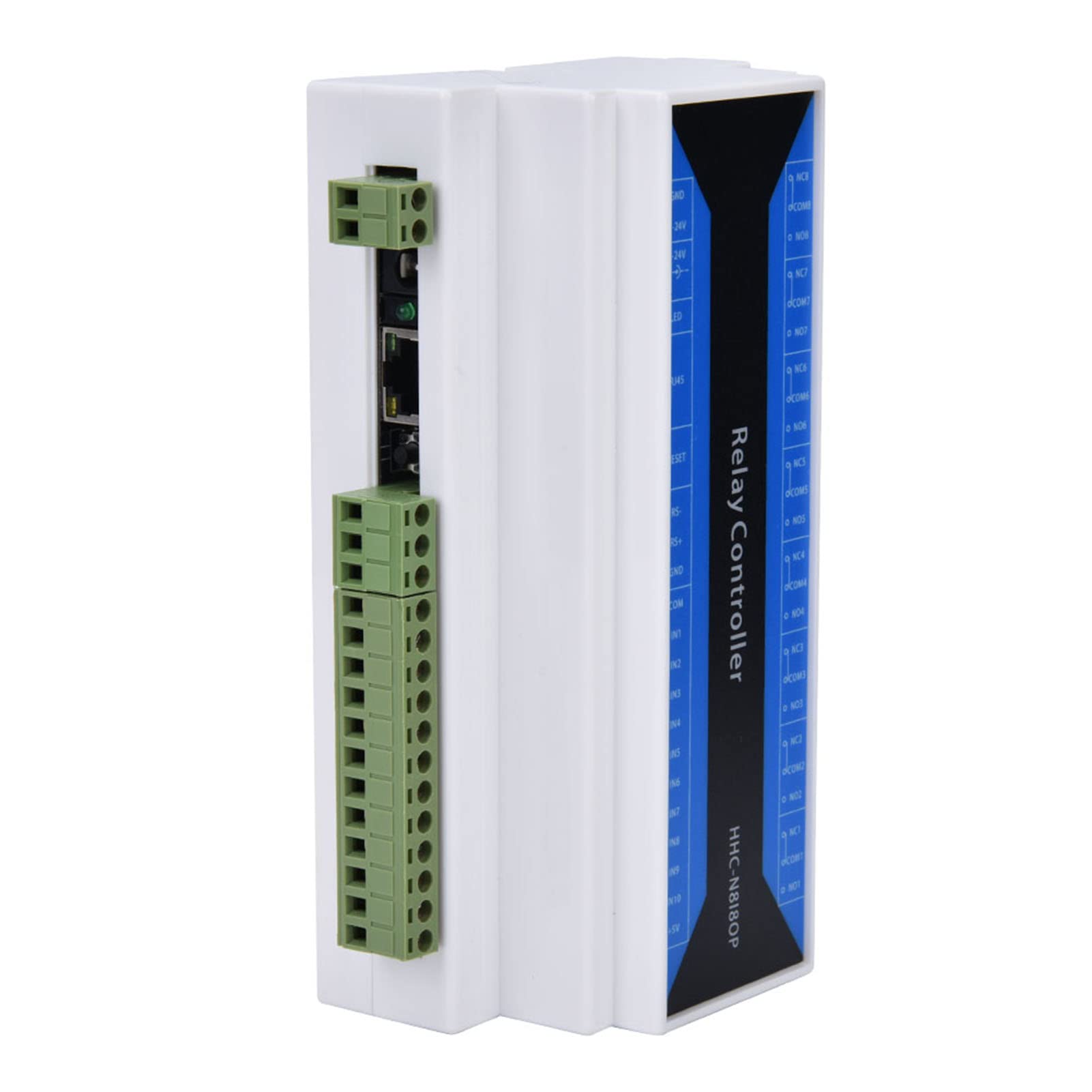 Relè Ethernet, controller relè Ethernet Deosdum a 8 canali, modulo relè di rete, dispositivo relè di controllo remoto Ethernet a Zwave Relè
