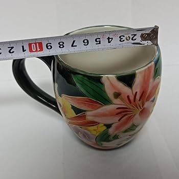 Amazon.co.jp: 豪華絵付マグカップ 陶あん京焼清水焼伝統工芸