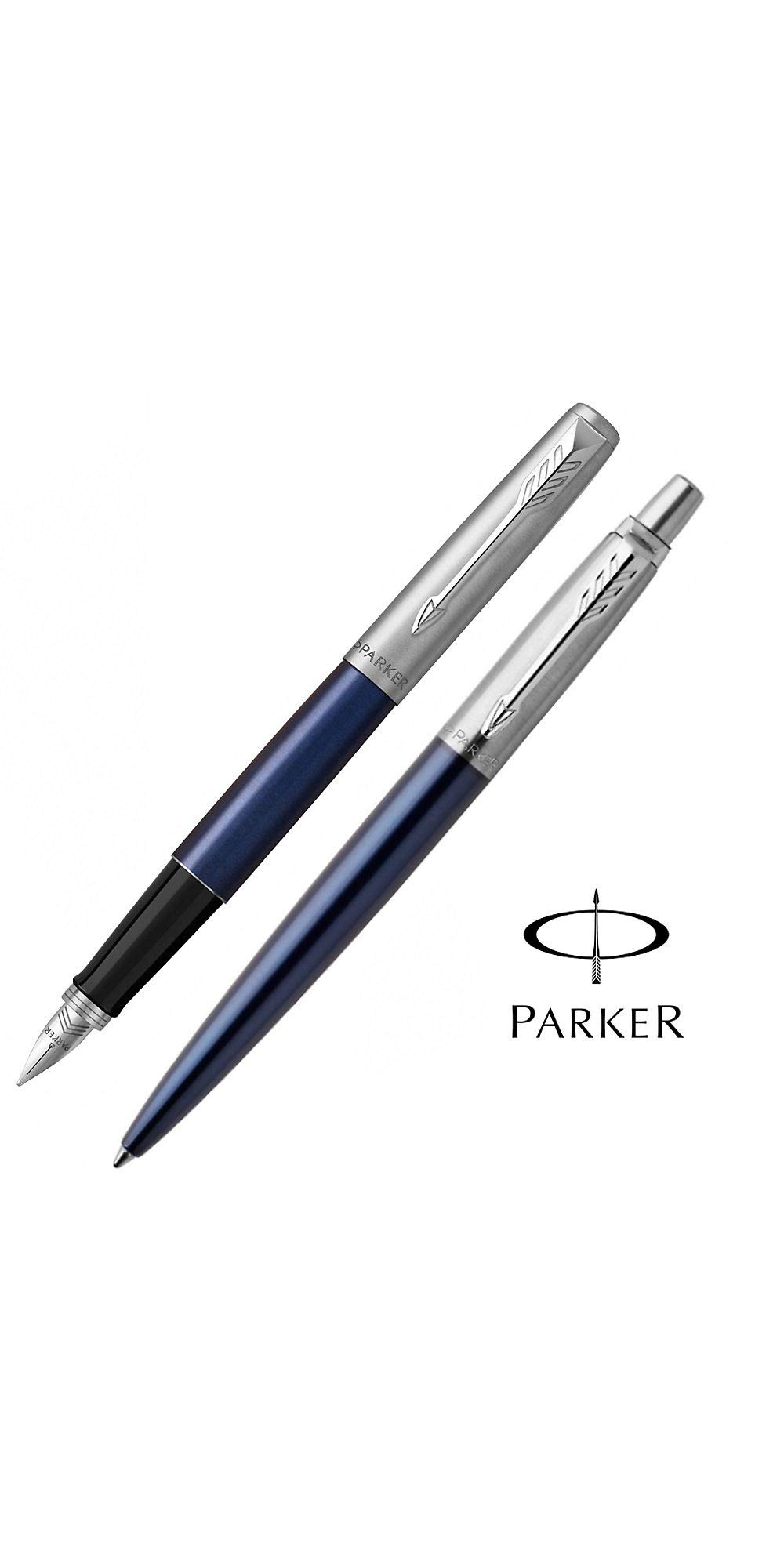 Parker Jotter 2046255 DuoSet - Pluma estilográfica y bolígrafo M Blister Royal Azul
