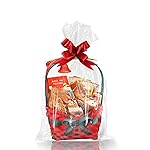 WIKDAY Cellophane Bags 100 PCS 10x14 Inches Clear Gift Gags with Ties Plastic Treat Party Favor Candy Bags for Gift Giving, Packaging Snack, Products