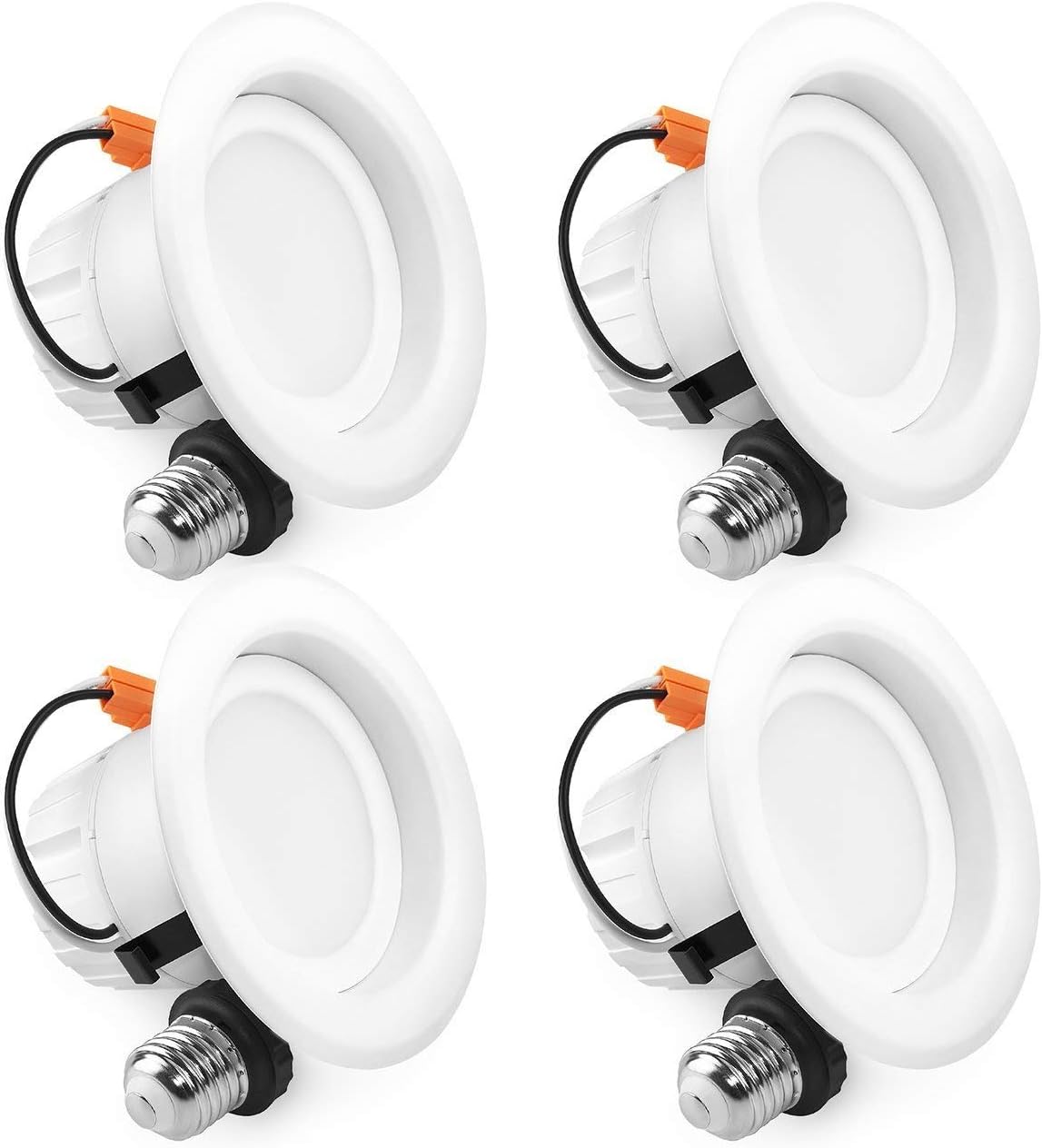 SGL 4 Inch Dimmable LED Recessed Lighting, 9W (65W Replacement), 3000K Warm White, 720Lm, LED Downlight, LED Ceiling Light, 4-Pack