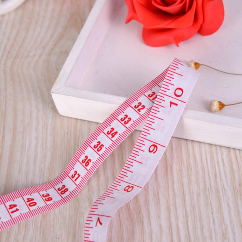 RWRAPS Cinta métrica Suave, Regla de medición Corporal, Tela de Costura, Cinta métrica a Medida, 200cm de Largo, Cintas de medición precisas y fáciles de Leer