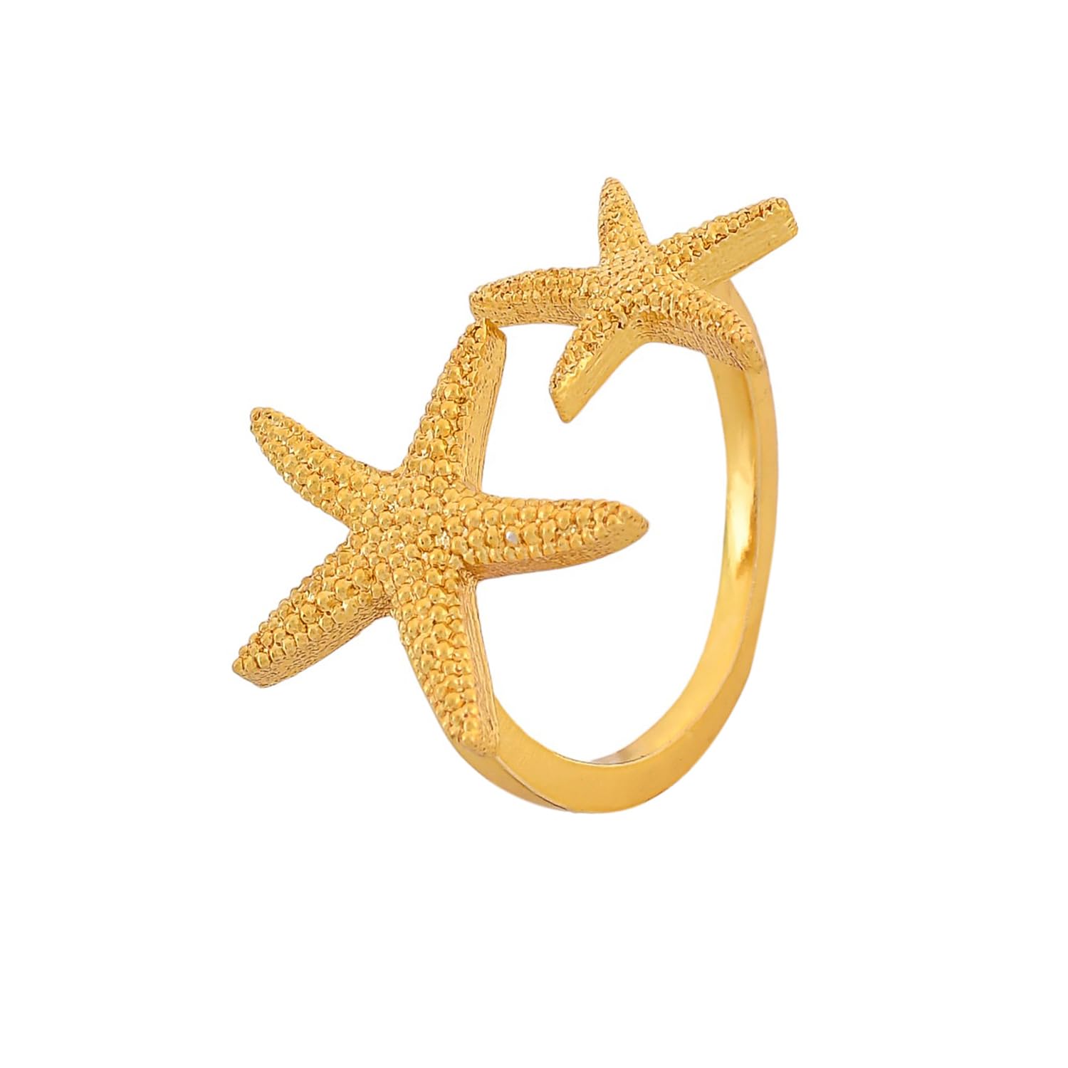VOYLLA Hawaii Starfish Open Finger Ring|Statement Rings For Women|Boho|Vacation|Travel| (B0D2HJMR1N) Amazon Price History, Amazon Price Tracker