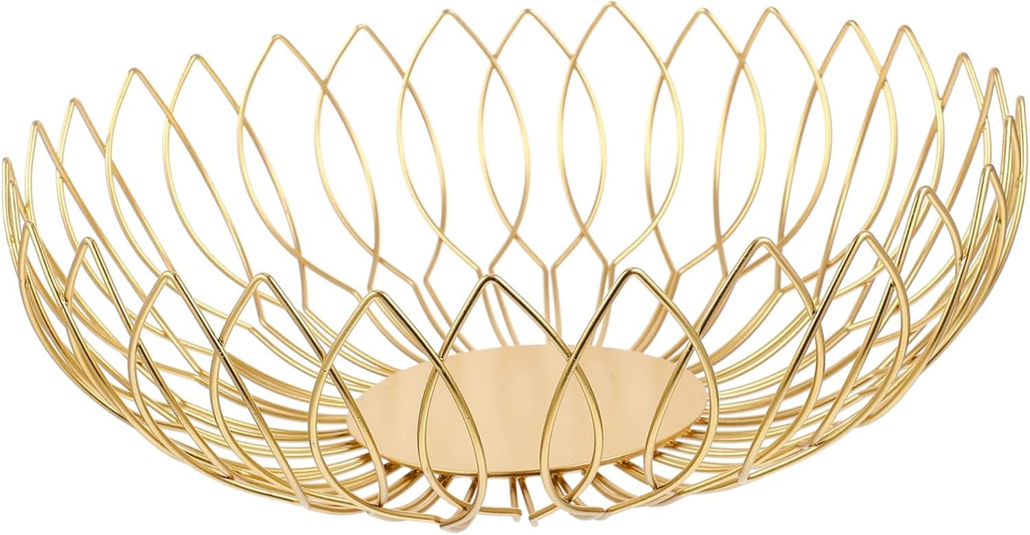 Panier à fruits au design creux pour optimiser le rangement de cuisine
