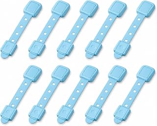 Blocca Cassetti per Bambini, 10 Pezzi, Sicurezza Bambini Senza Fori, Serratura...