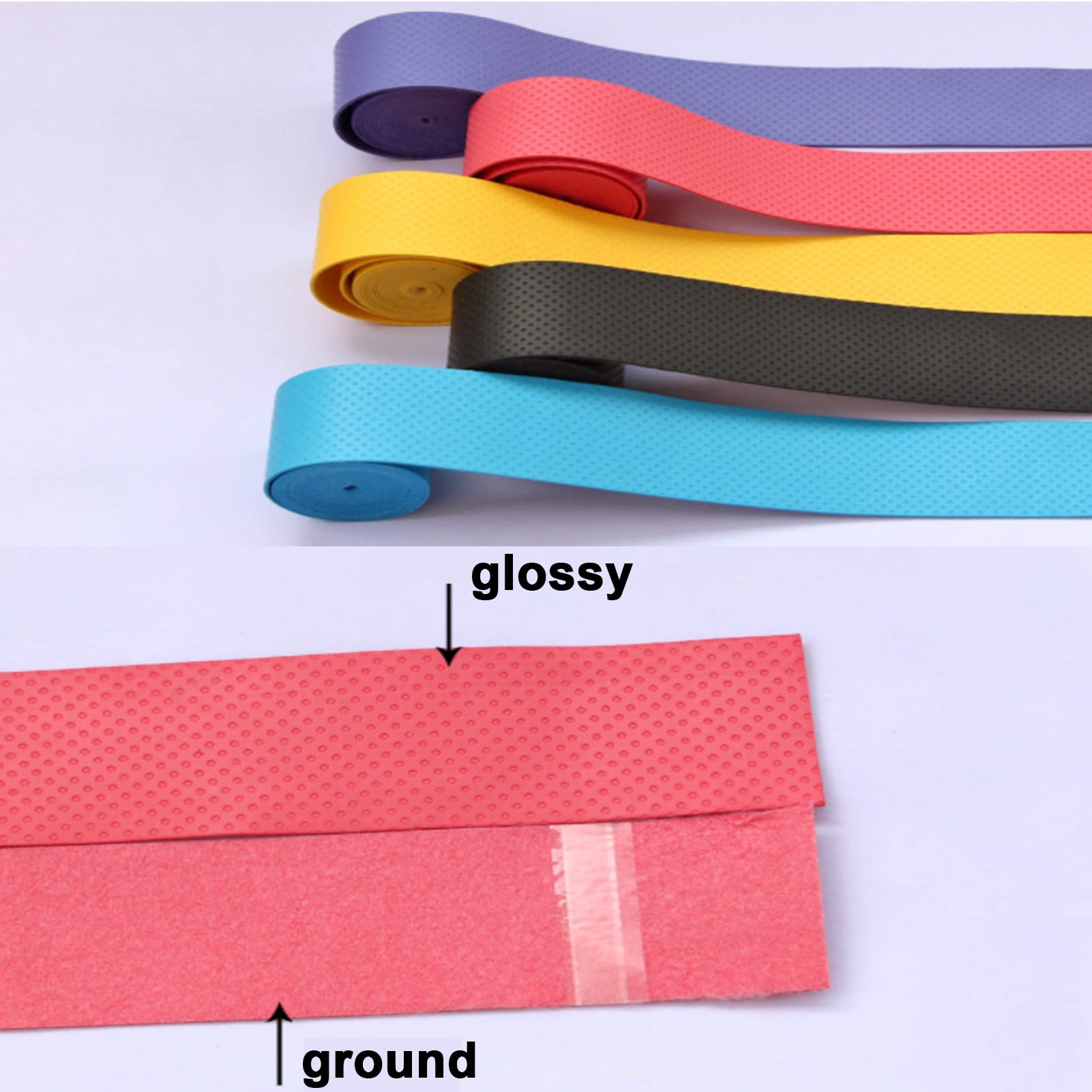 OUKENS Surgrips de Raquette de Badminton de Tennis, 60 pièces Super absorbantes de la Sueur Bande de Grip pour Raquette de Tennis Bandes, Anti-Sueur Ruban Grip pour Raquette