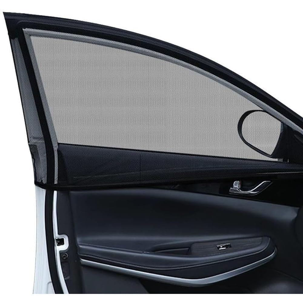 Tryagat 4 Pcs Car Sun Shade for BMW 2er Coupe (G42) 2025-2021, Window Mesh Cover Breathable Privacy Protector Side Shield