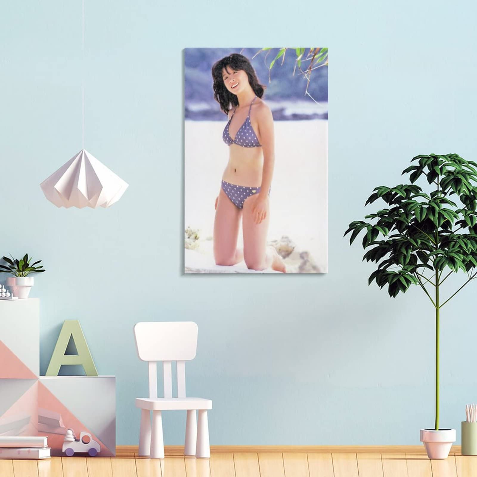 Amazon.co.jp: 中森明菜写真ビキニ絵画ポスター アートパネル