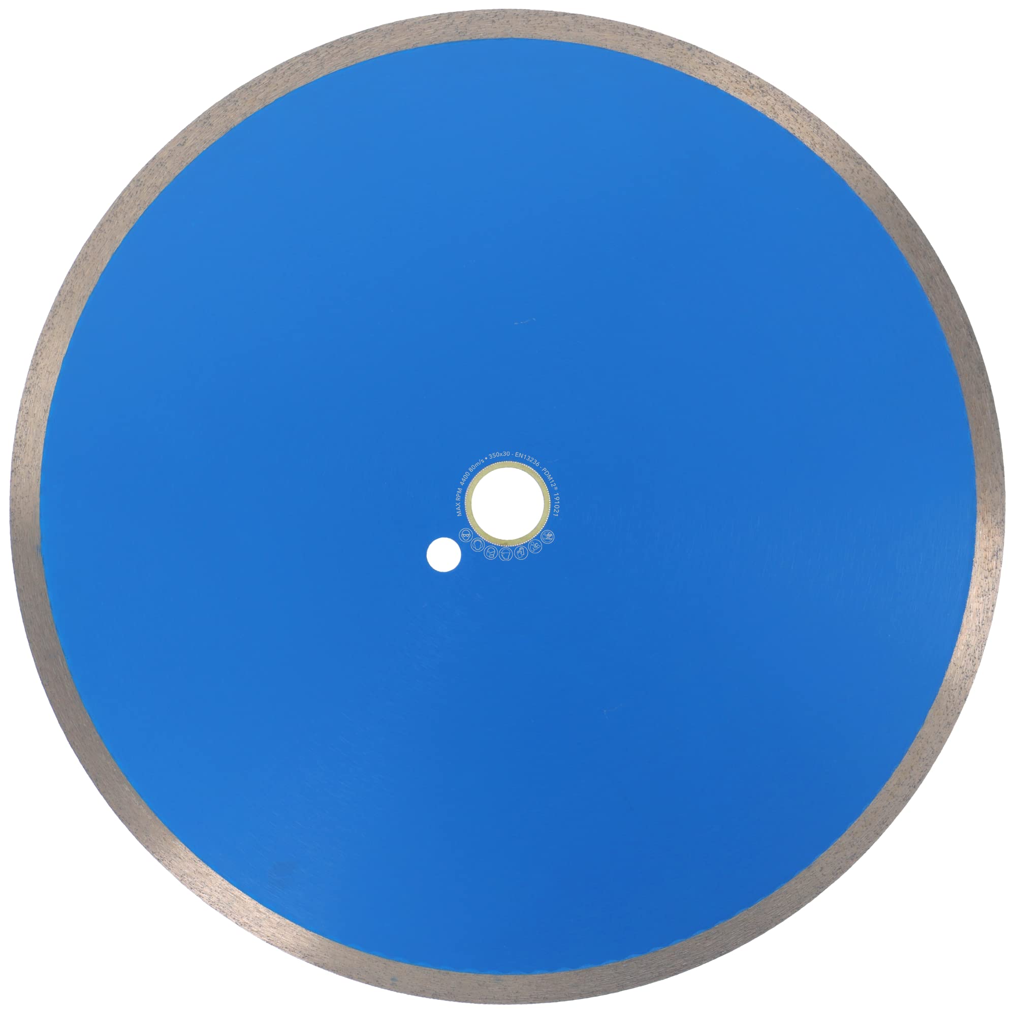 PRODIAMANT Profi Diamant-Fliesenscheibe Pro-Rim F702 350mm Bohrung 30mm mit Ring 25,4mm für Nassschneider Wassersäge sauberer Schnittkante