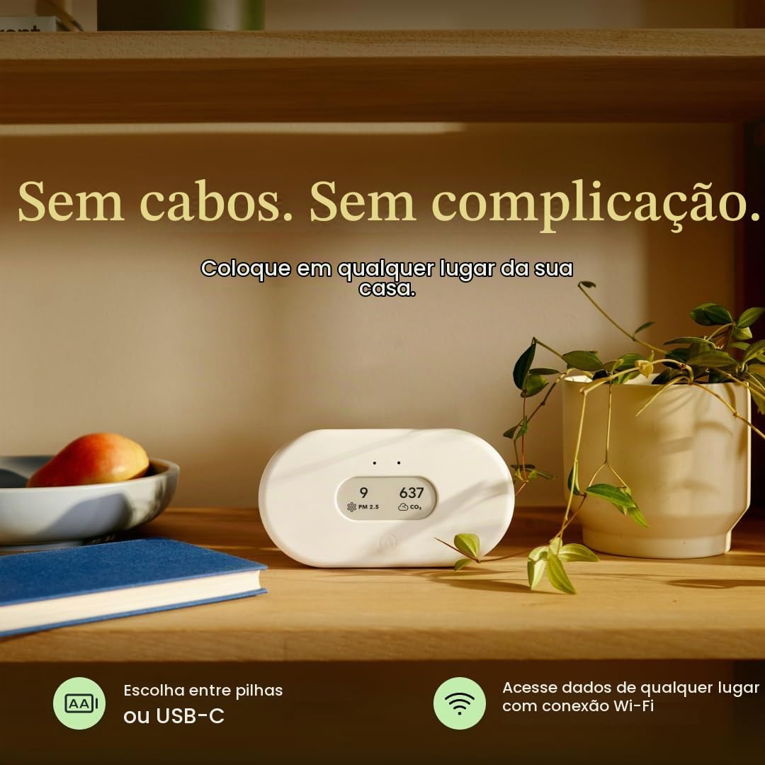 Airthings 2960 View Plus – Monitor de radônio e qualidade do ar