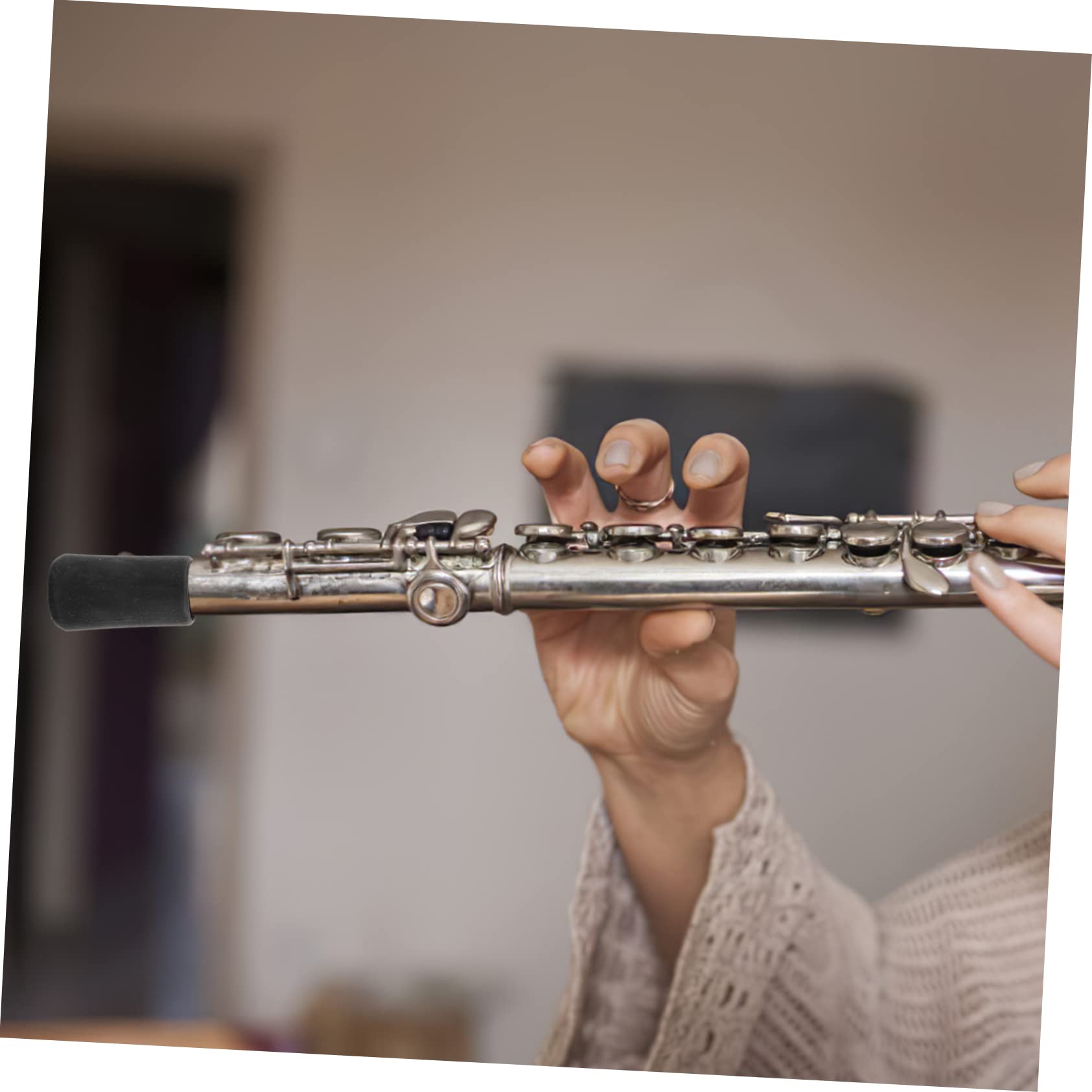 ibasenice 5pcs Clarinet Bell Cover Reusable Washable Rubber Instrument Bell Protector Perfect Replacement for Worn Out Clarinets