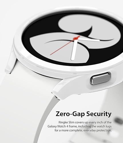 Miniatura 6 de Ringke Funda delgada paquete de 2 compatible con Samsung Galaxy Watch 4 de 1.575 pulgadas (1.575 in), bisel Watch4 solo marco cubierta dura de