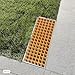 Fiberglass Grating Cover, FRP Drainage Grate Panel, Outdoor Trench Grating, Industrial Floor Grate, Heavy Duty Grille Plate for Deck, Sidewalk, Ramp, Wash Area (3, 24 * 9.44 * 1.5in)