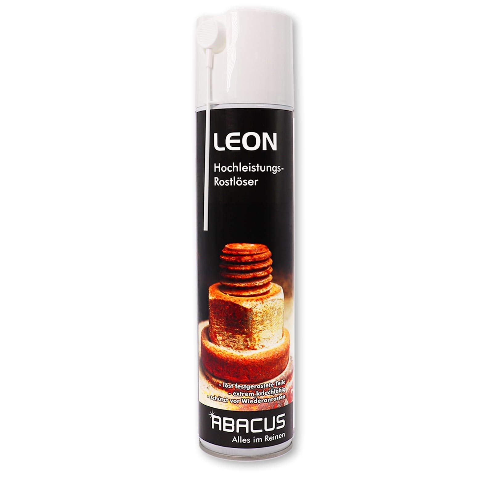 ABACUS Leon Spray Antiruggine 400 Ml – Sblocca Viti E Bulloni, Protegge Dalla Corrosione