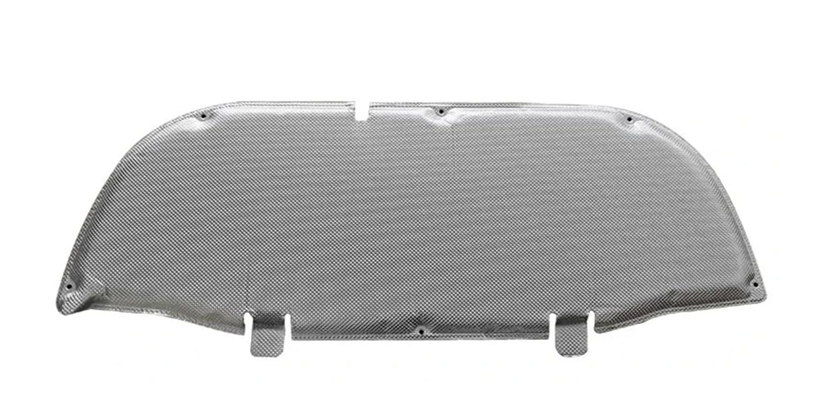 Waleqw Silver Front Engine Hood Insulation Cotton Pad Front Engine Bonnet Sound Heat Mat Sheet Cover For Toyota For Corolla For Cross 2020-2024 Engine Heat Insulation Pad(Silver)