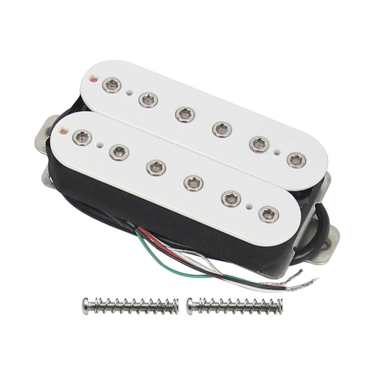 E-Gitarre Pickups Set 1 Stück Weiß Alnico 5 E-Gitarre Humbucker Pickup Doppelspule Gitarrenteile 8K 14K (Color : 14K Bridge)