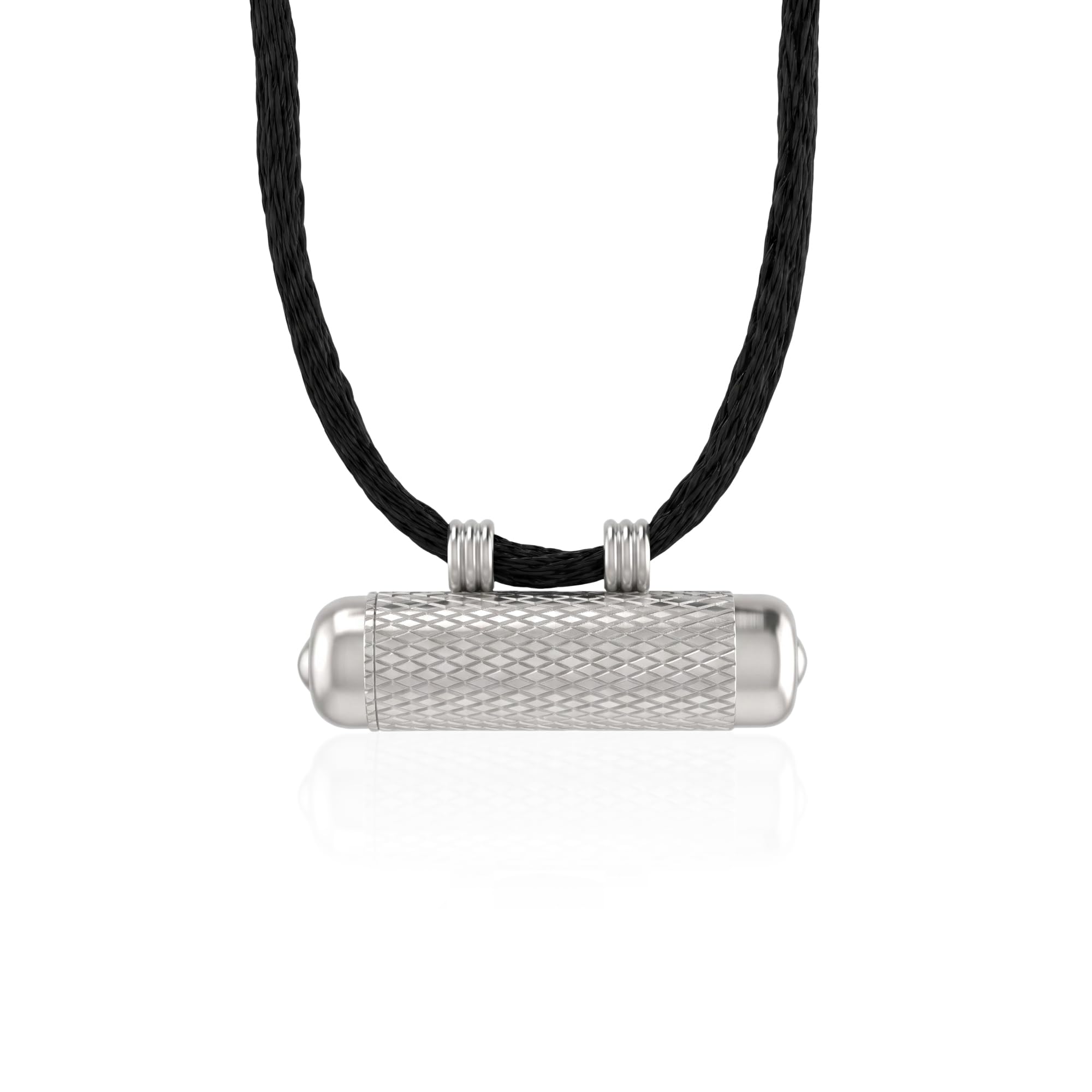 morir Silver Plated Brass Openable Evil Protection Cylinder Taveez Pendant Necklace for Men & Women-picture-12