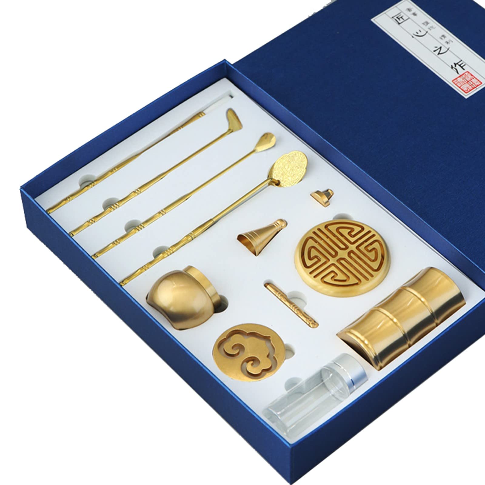 Amazon｜真ちゅう製の香炉キット DIY 逆流塔 インセンス コーン