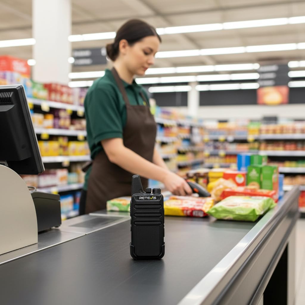 Retevis RT22 Commercial FRS Walkie Talkies Rechargeable Long Range (6 Pack) — Amazon image 17