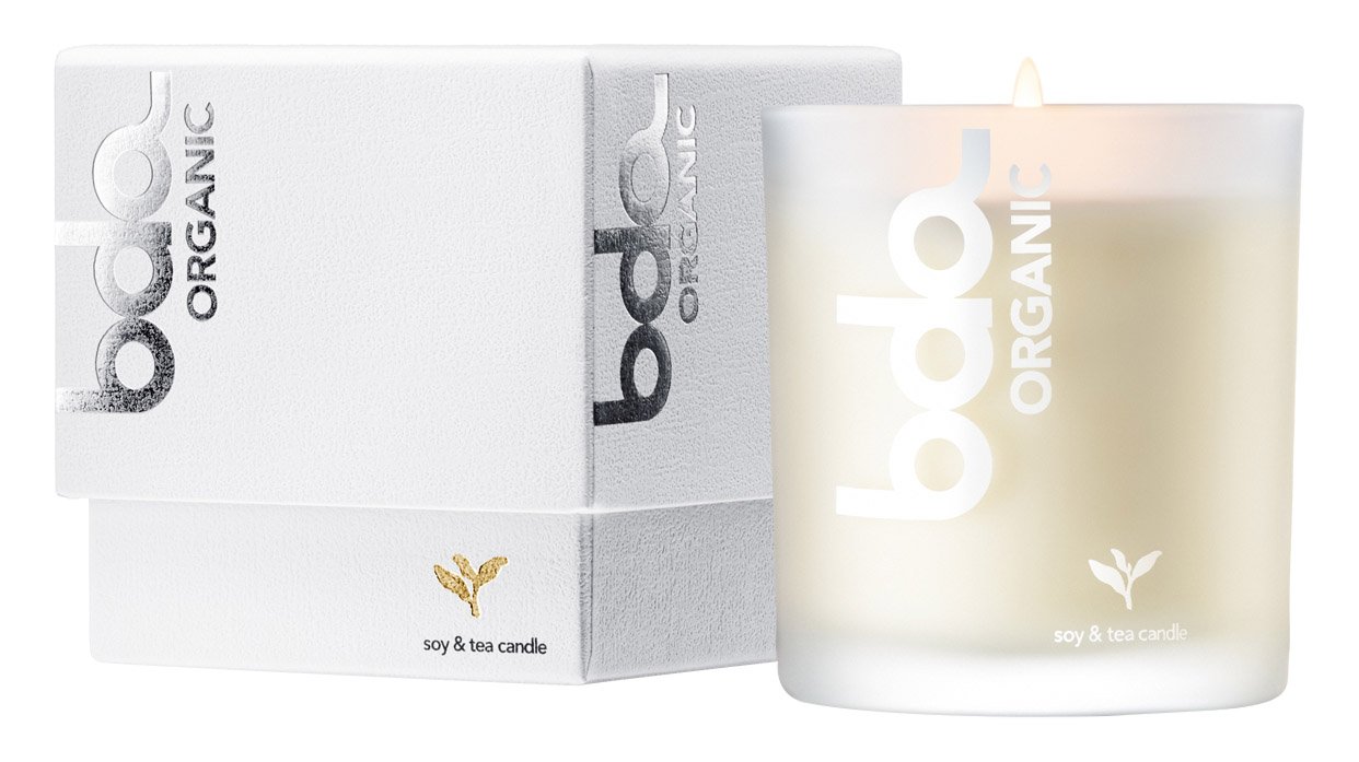 Amazon | bda ORGANIC ソイ＆ティーキャンドル 160g グリーンティの