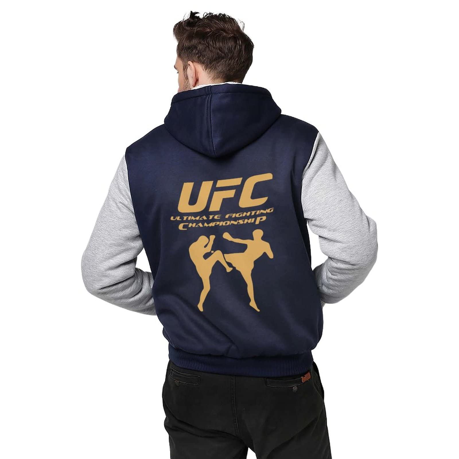 Amazon.co.jp: パーカー メンズ UFC 究極格闘技 MMA トレーナー 裏 