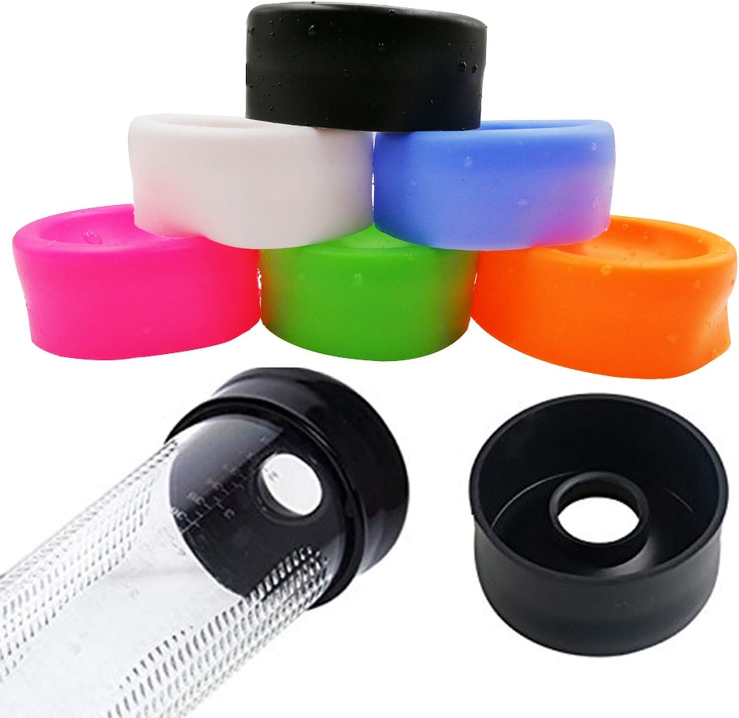 6Pcs/lot Universal TPR Sealing Sleeves for Erection PEnis Pùmp Vacuum