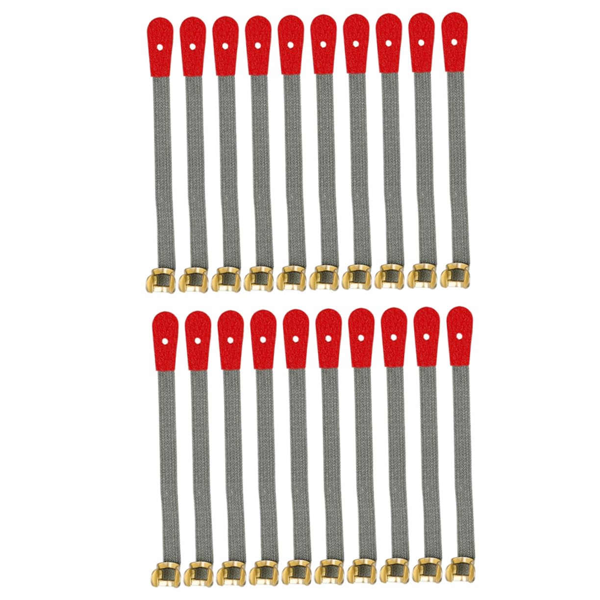 VANZACK 50Pcs Piano Tuning Mute Kit with Durable Climbing Straps Spring Clips for Accurate Sound Control Lightweight and Portable Piano Tuning Tools