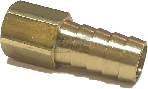 Manguera de 12" ID a 14" hembra NPT FNPT recto latón accesorio combustibleaireaguaaceitegasWOG (cantidad 01)