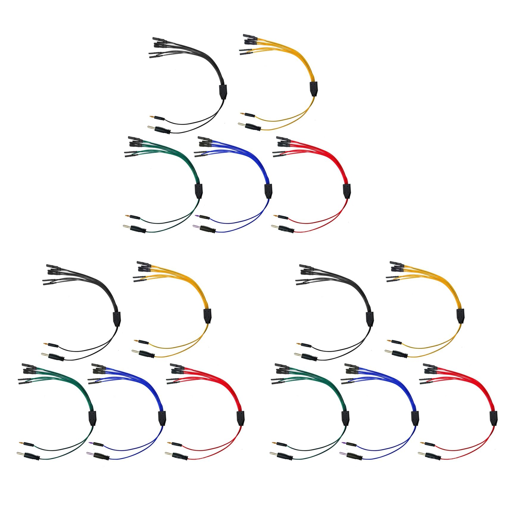 15X CTBC001 Câbles de Dérivation ECU 8 Voies pour Câble de Ligne D'Oscilloscope de Diagnostic Automobile Connexion DIY