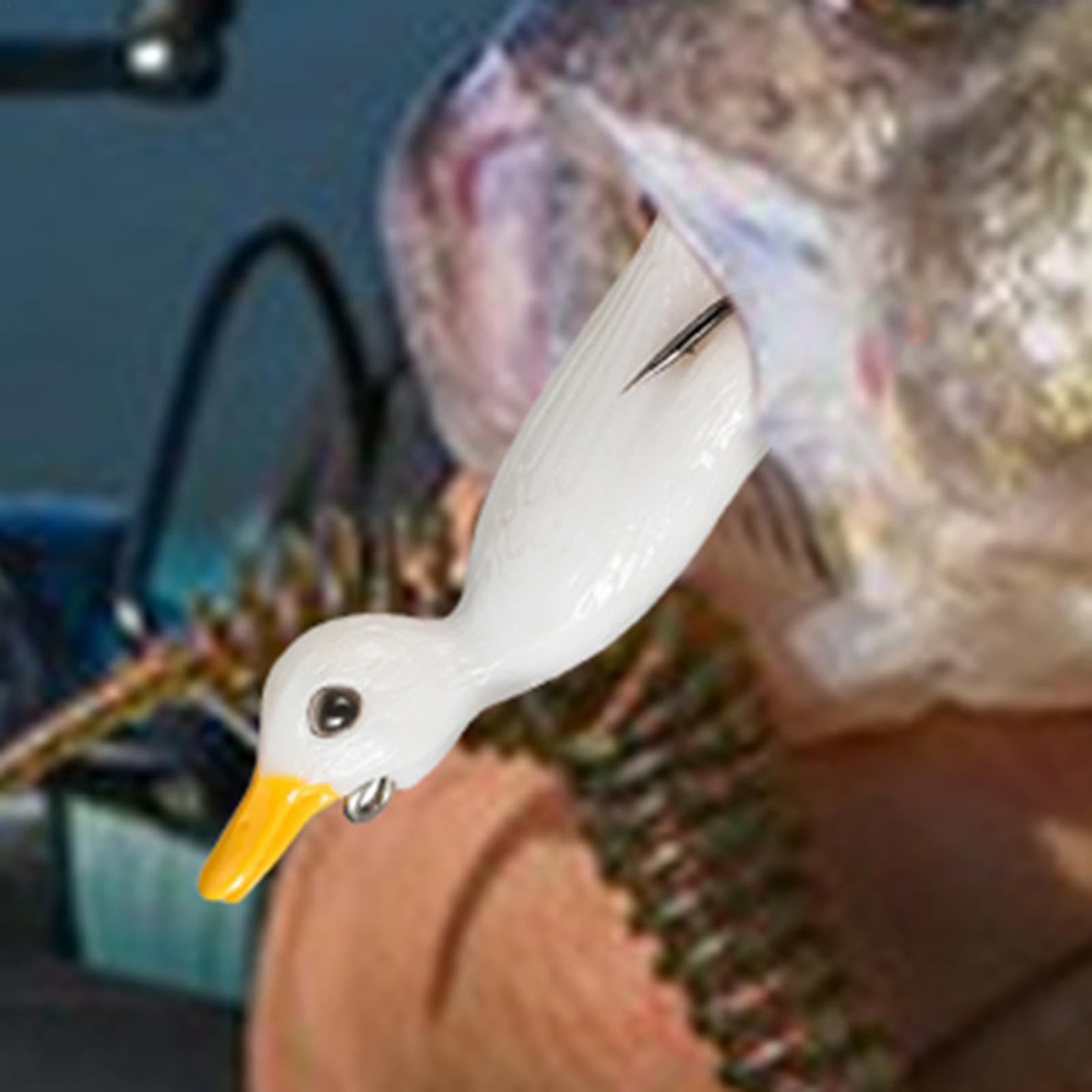 Leurre De Pêche Canard – Appât Souple Flottant Avec Pieds Éclaboussants – 9 Cm – Pour Bar, Carpe – PVC Et Acier