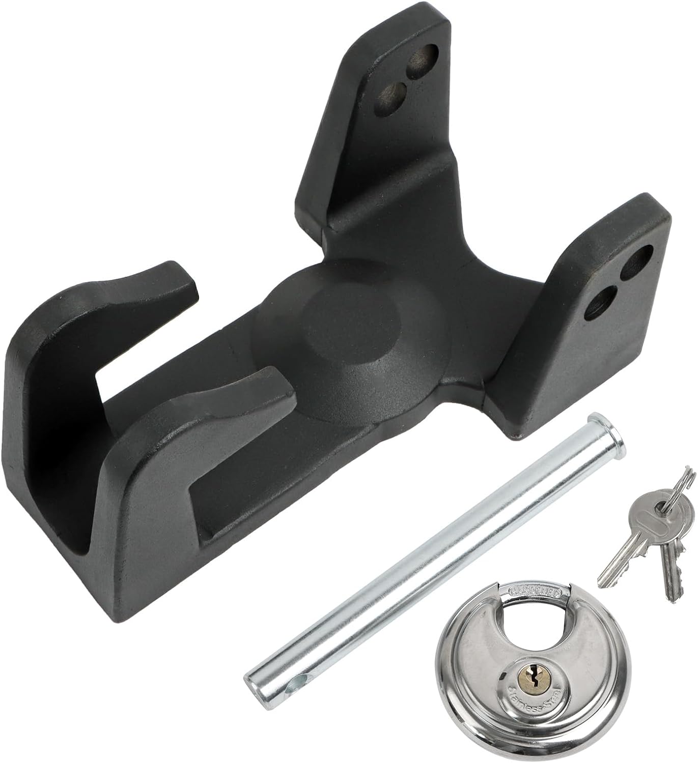 Gooseneck Hitch Lock - Easy to Install Trailer Hitch Lock - Durable, Pressure-Resistant, & Anti-Theft tl-50 Model for rv, Logistics & Animal Husbandry