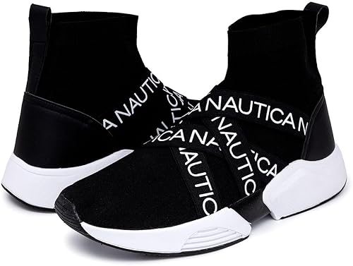 Miniatura 6 de Nautica Tenis altos para hombre con soporte extra en el tobillo (sin cordones y con cordones)
