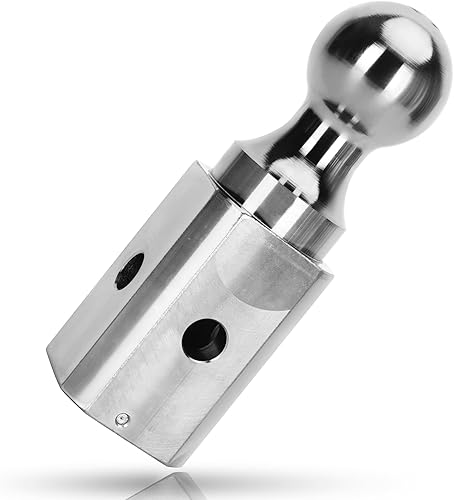 GNXA2000 - Bola giratoria de cuello de cisne de repuesto de 2-516 pulgadas, compatible con enganches de remolque B&W (cromado)