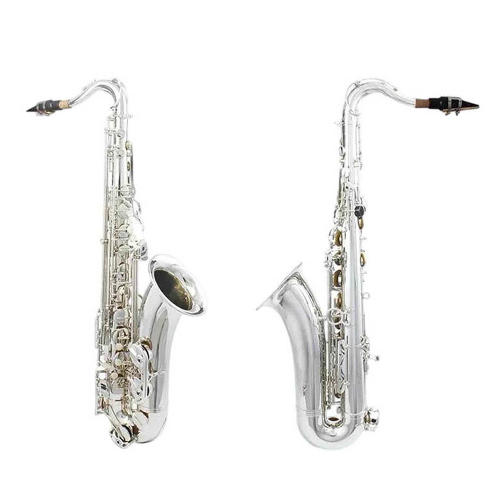 Saxophone Instruments De Musique Saxophone Ténor Sib Professionnel Argent