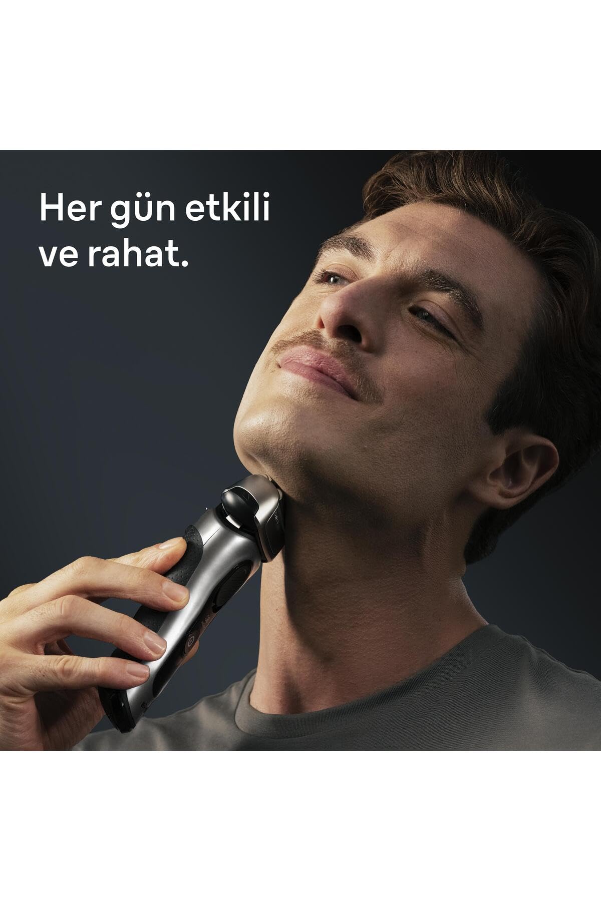Braun Rasoir électrique Series 8 pour homme, tête de précision 4 + 1, SensoAdapt pour toutes les densités de barbe, rasoir avec batterie de 60 min, support de charge, rasoir humide et sec – 8617s