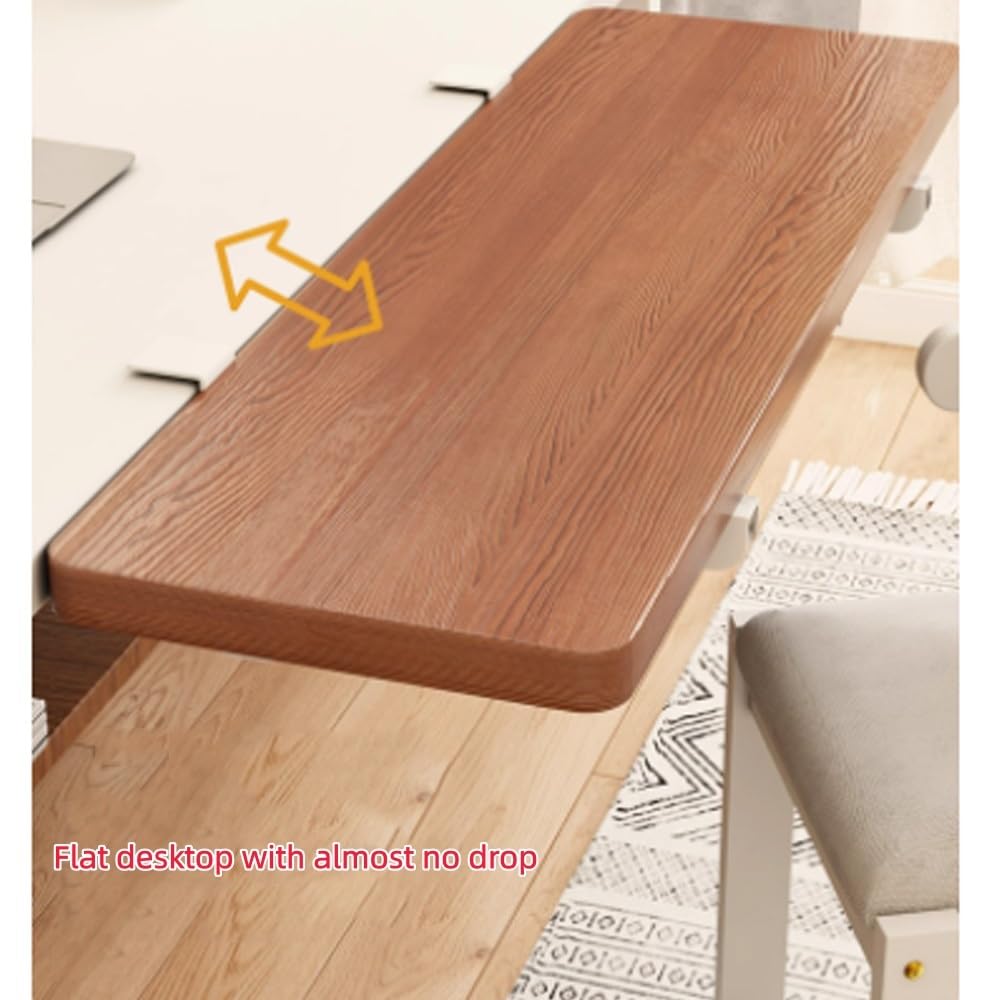 Klappbare Schreibtischverlängerung 17,5/40/50/60/70/80/90 cm, ergonomischer Schreibtisch Exr mit Tastaturablage, verstellbarer Tisch Exr für Home Office (Schwarz, 17,5 x 25 cm)