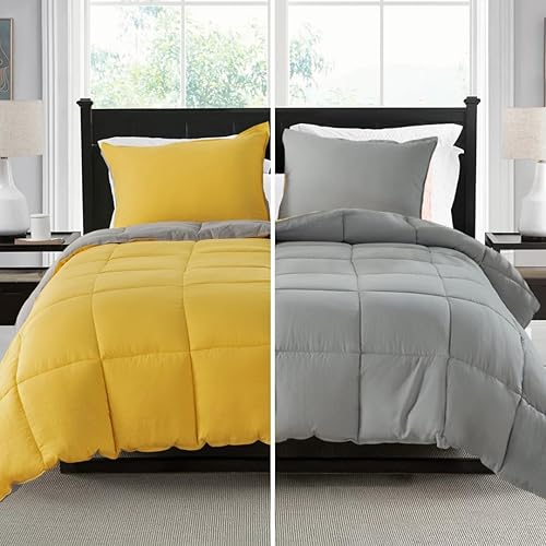 Vista 93 de KASENTEX - Conjunto de acolchado de edredón con fundas reversibles, ultra suave, hipoalergénico y lavable a máquina Turquesa Verde Mar/Azul