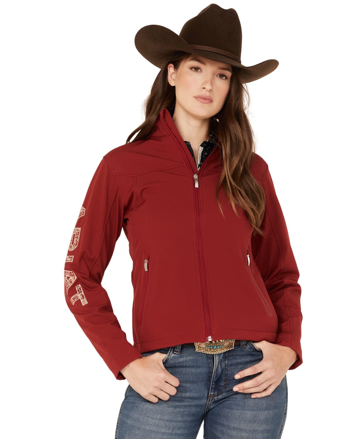 Ariat Women's New Team Softshell Jacket – Wind and Water Resistant Jacket