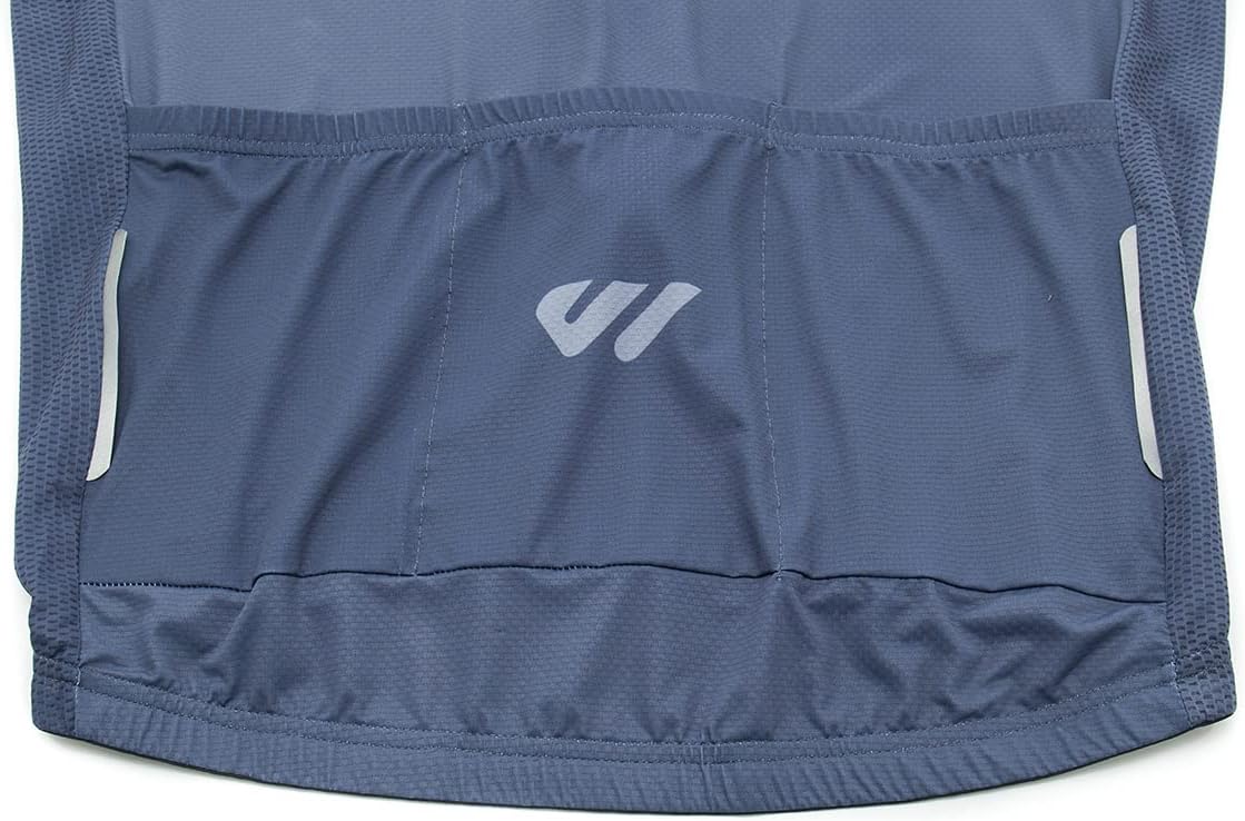 Wulibike Men's Cycling Jerseys Short Sleeve Bike Biking Shirts Full Zip with Pockets Road Bicycle Clothing - Image 8