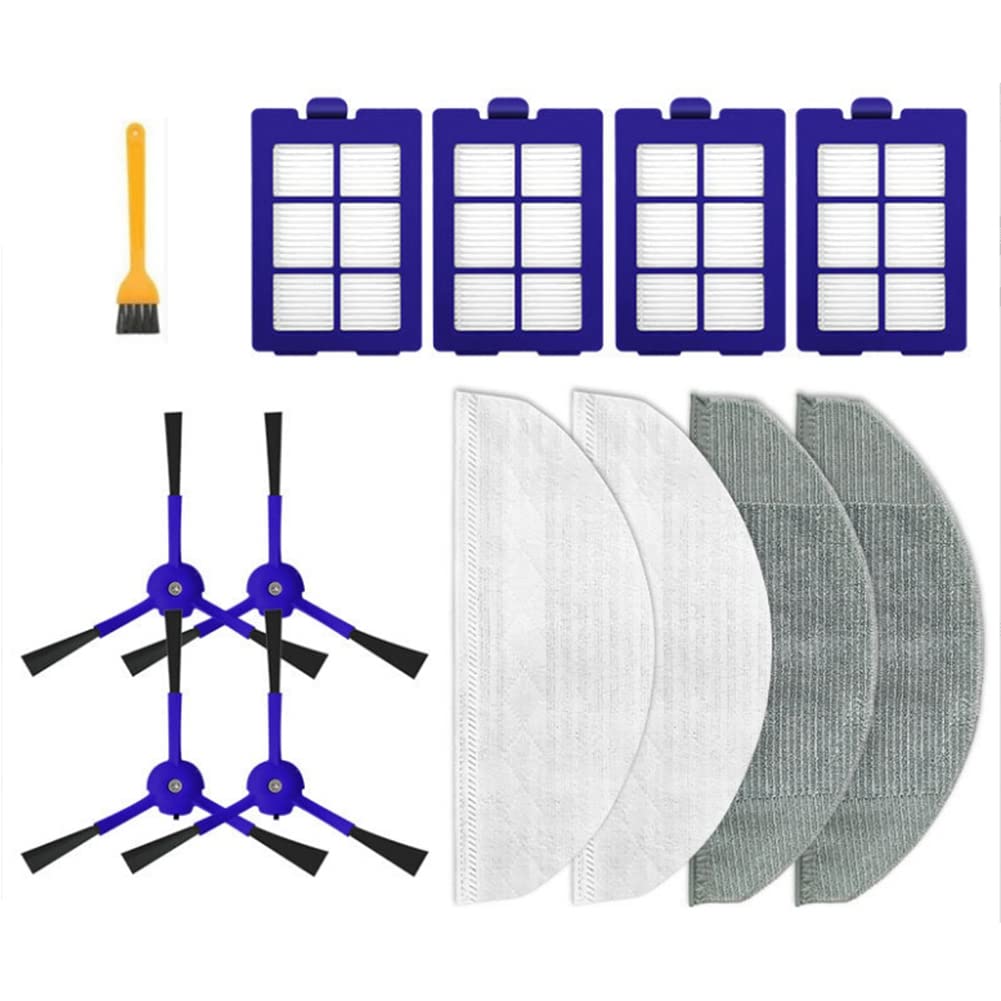 Chiffon jetable et brosse latérale pour robot balayeur X8