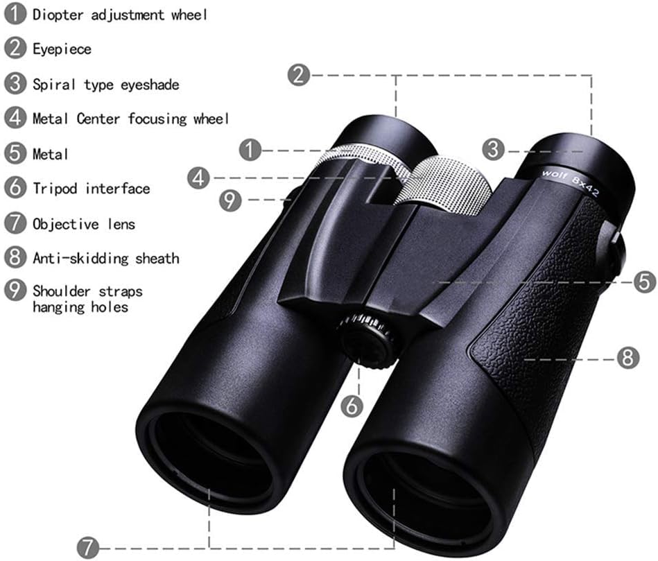 Binoculares Compactos 10X42 para Adultos miniatura 7
