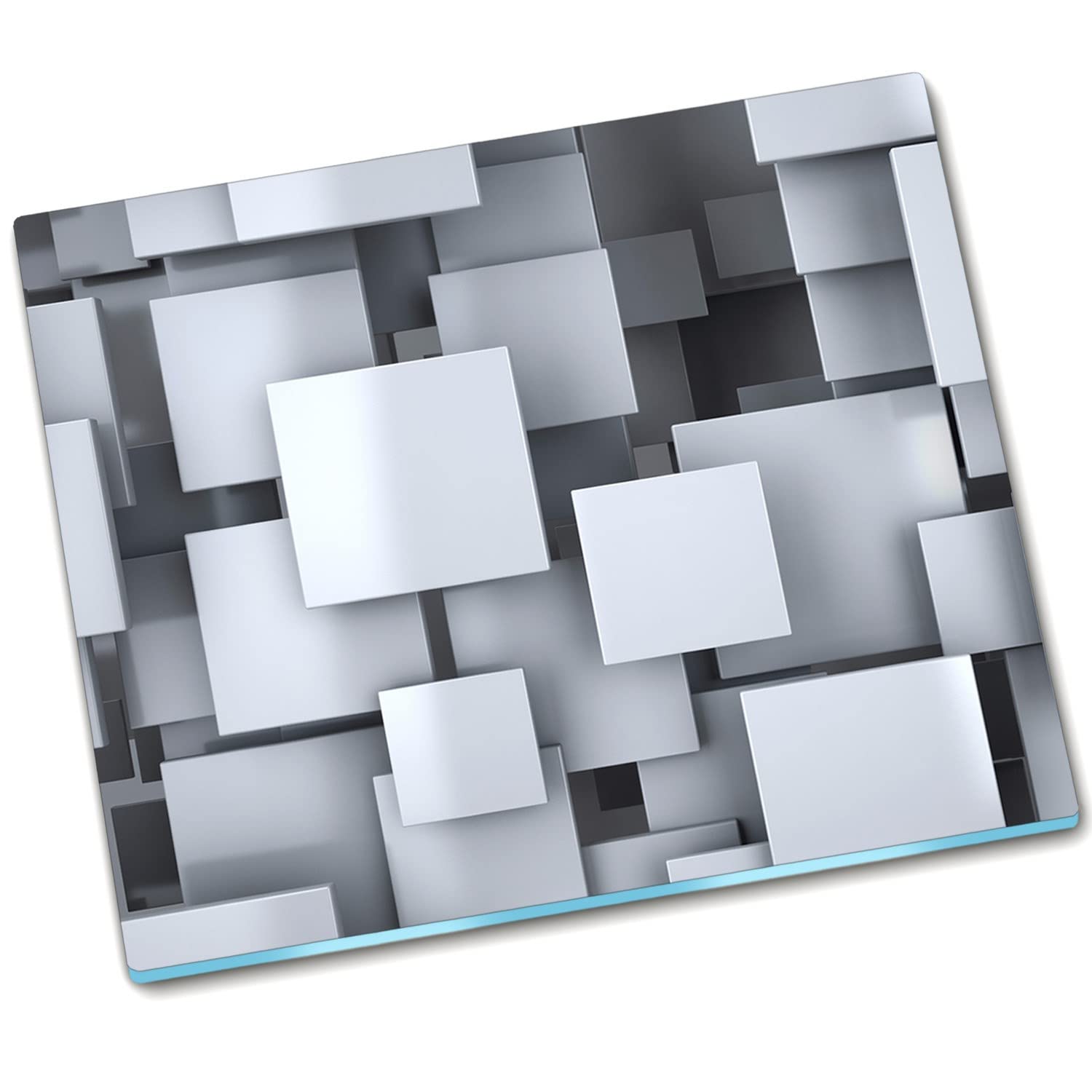 Planches à découper en verre durci anti éclat protège plaque de cuisson Décormat