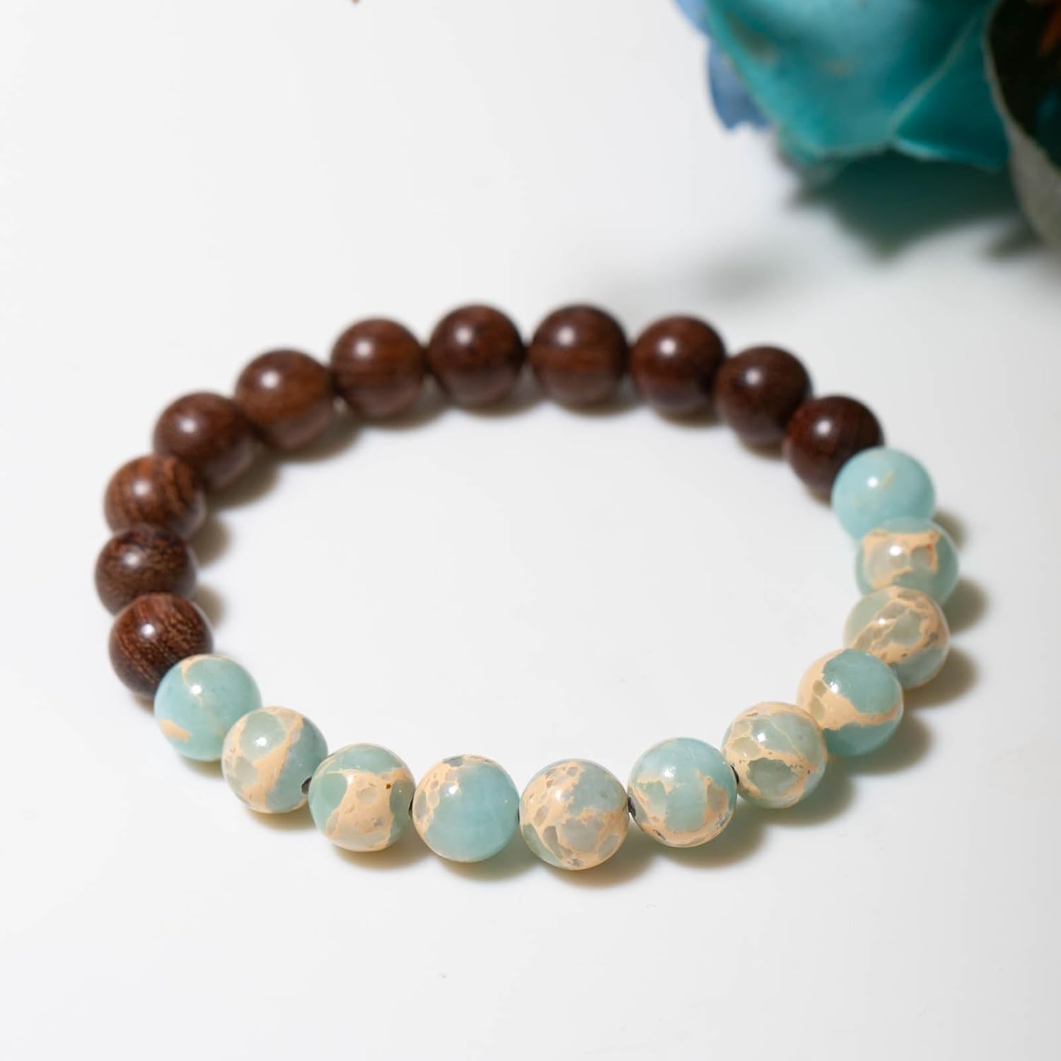 Bead Bracelets for Women Beaded Stretch Bracelets Elastic Friendship Bracelets Jewelry - Image 7