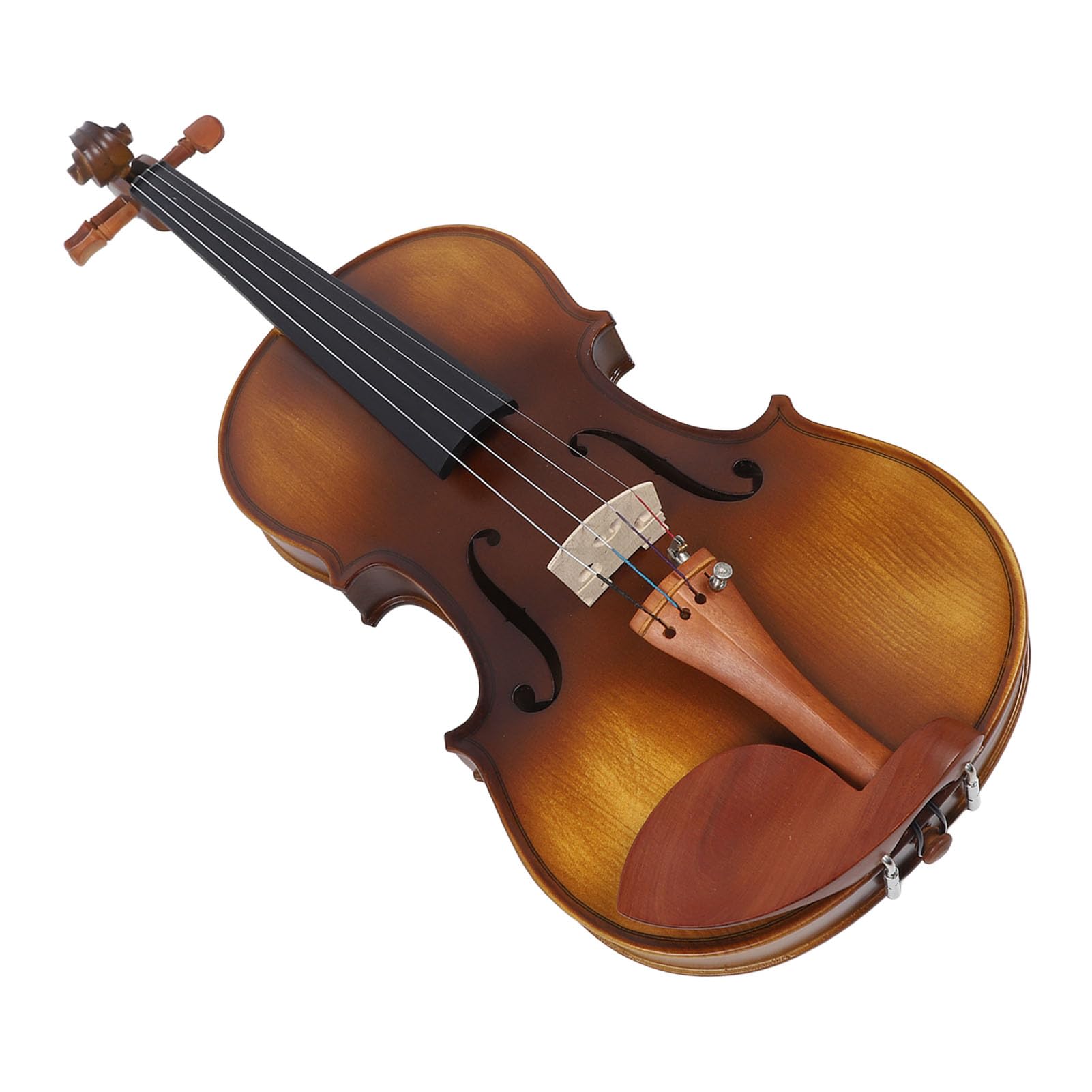 Jiawu Set di Violino per Principianti, Kit Iniziale per Violino da Costruzione in Legno Massello, Set Completo di con Accessori Completi per Principianti Bambini Adulti