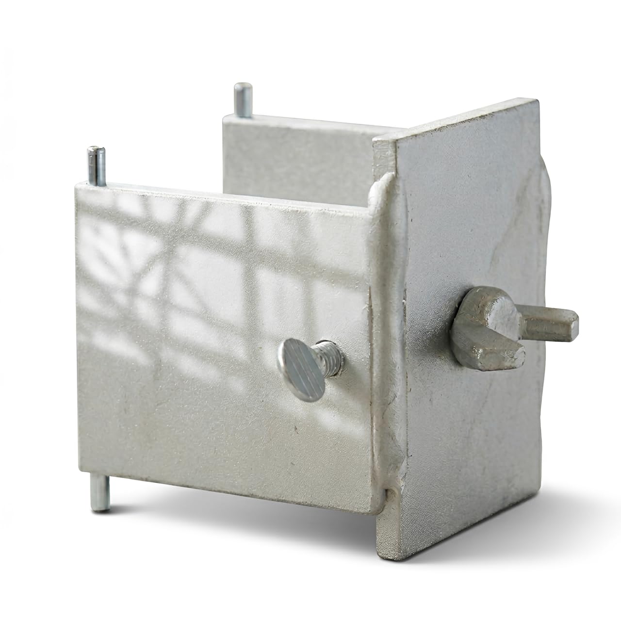 Sizi Silver 2Pcs Bricklaying Dori Block Long Sided With Lock Bolt 40Mm | 50Mm Profile Pole