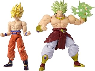 Dragon Ball Super Stars Battle Pack - Super Saiyan Goku (Battle Damage Ver.) vs Super Saiyan Broly Action Figure (37168)