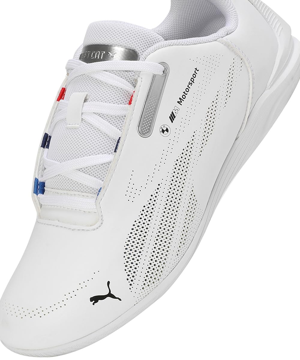 PUMA Zapatillas BMW M Motorsport Drift Cat Decima 2.0 Niño 38.5 White ┃Zapatillas de Motorsport Juvenil Unisex de Ajuste estándar