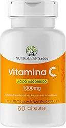 Vitamina C 1000mg Alta Absorção – Cápsulas Antioxidantes para Imunidade, Energia e Defesa Natural – Suporte ao Colágeno, Pele Saudável e Proteção Celular – NUTRI-LEAF Saúde