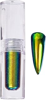 Pó Cromado Para Unhas, Pó para Unha Espelho Gradiente Líquido, unha holográfico com efeito espelho metálico, cromo para unhas para decoração arte unhas Famure